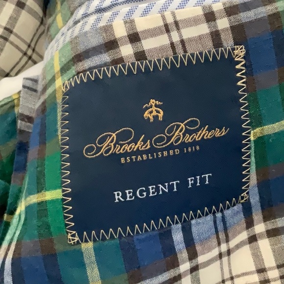 Brooks Bros Madras Blazer - Picture 3 of 4